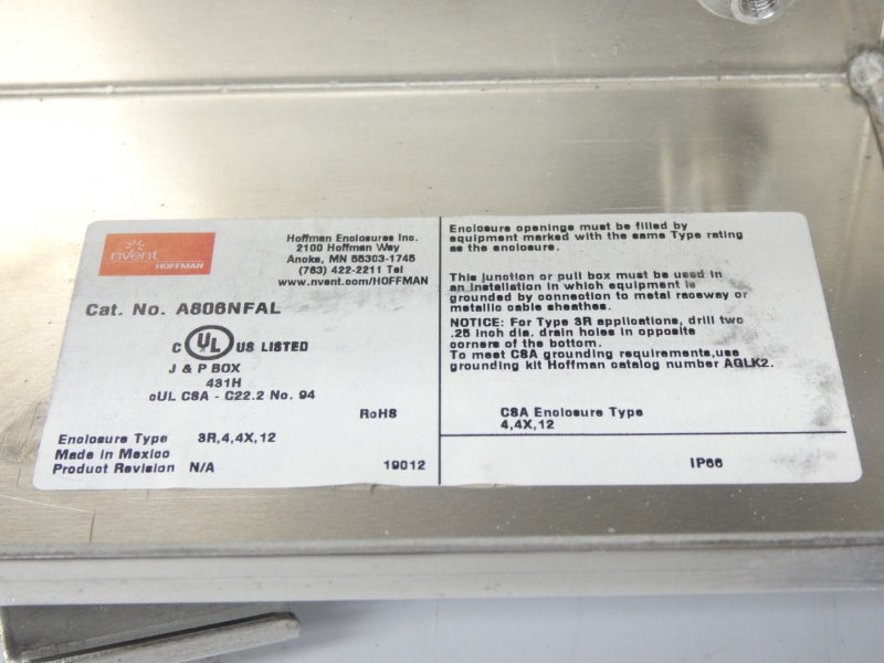 HOFFMAN A806NFAL NSNP