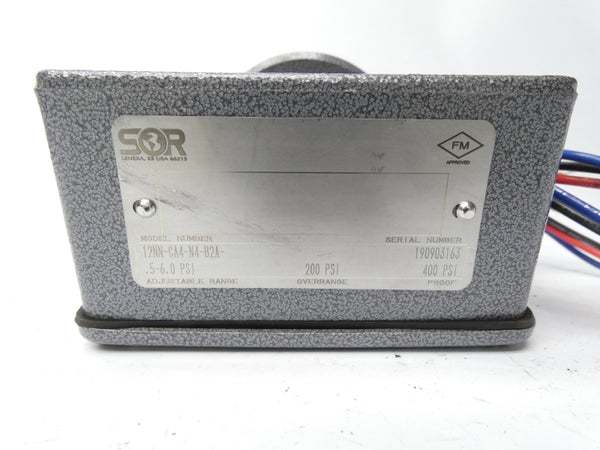 SOR 12NN-CA4-NA-B2A-.5-6.0 400PSI NSNP