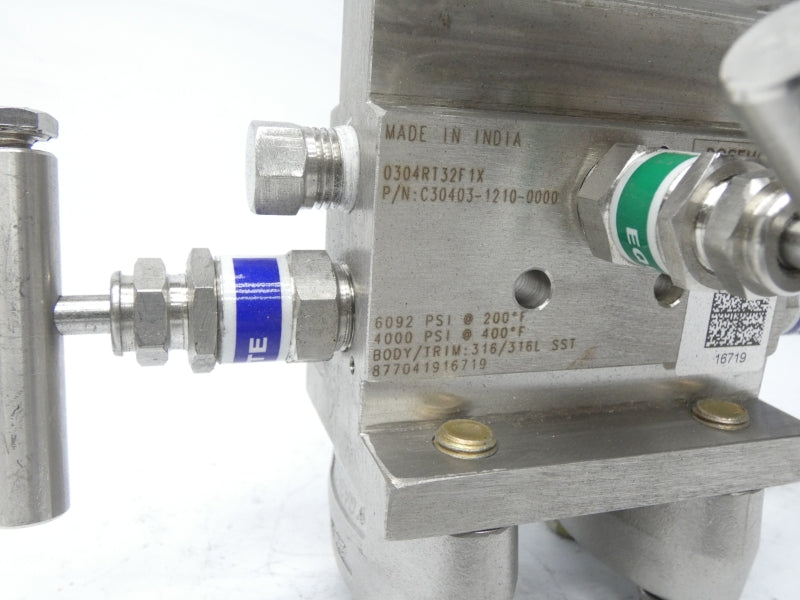 ROSEMOUNT C30403-1210-0000 6092PSI NSNP