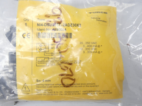TURCK NI4-DSU26TC-2ADZ30X2 4290004 10-300VDC NSMP