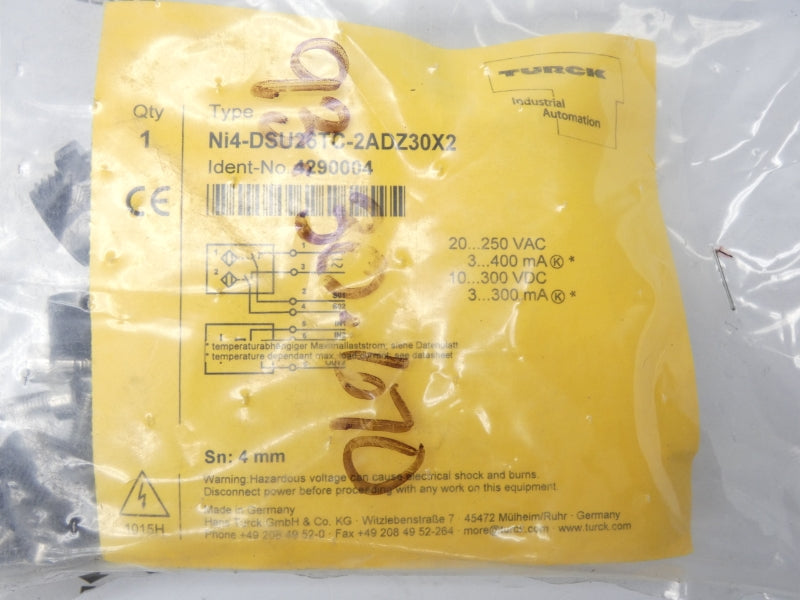 TURCK NI4-DSU26TC-2ADZ30X2 4290004 10-300VDC NSMP