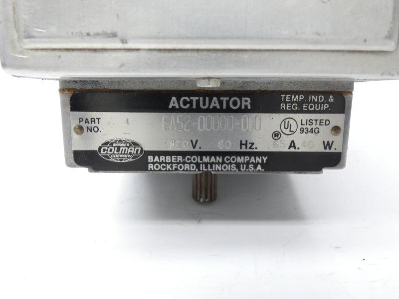 BARBER COLMAN EA52-00000-000 120V 0.65A NSNP