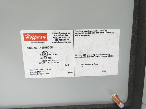 HOFFMAN A10106CH NSNP