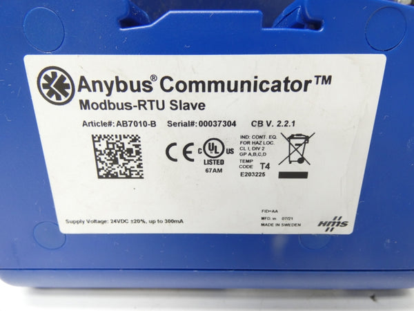 ANYBUS AB7010-B 24VDC NSNP