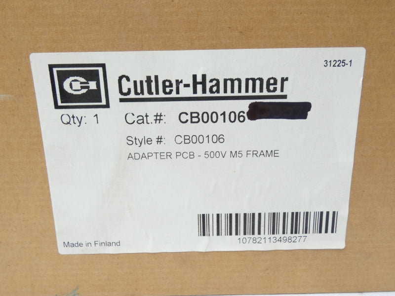 CUTLER HAMMER CB00106 NSFS