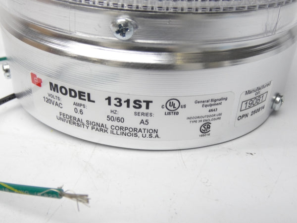 FEDERAL SIGNAL 131ST-120C SER. A5 120VAC (CLEAR) NSMP