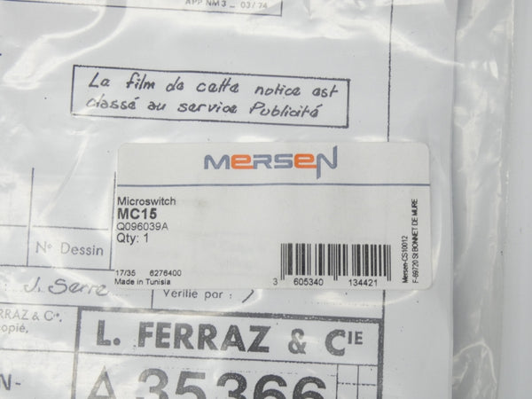 MERSEN MC15 NSMP