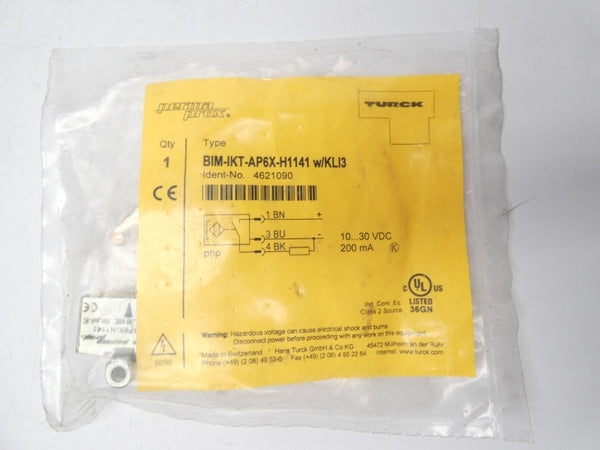 TURCK BIM-IKT-AP6X-H1141W/KLI3 4621090 10-30VDC NSMP
