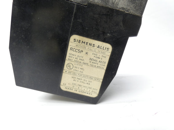 SIEMENS RCC5P 110/120V UNMP