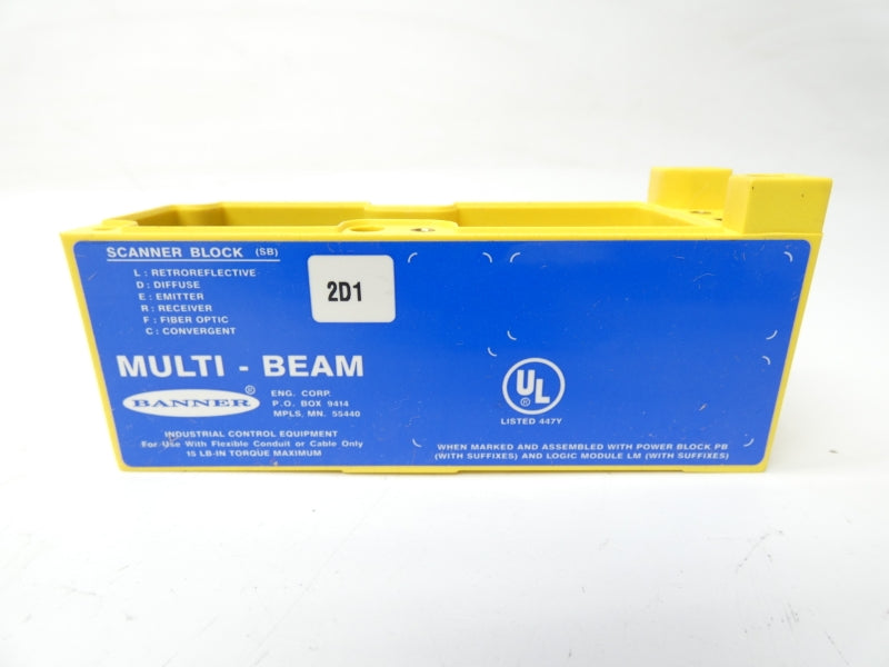 BANNER ENGENEERING 2SBD1 18560 NSMP