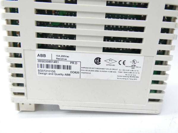 ABB 3BSE008514R1 DO820 250VAC 10A NSNP