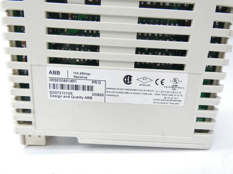 ABB 3BSE008514R1 DO820 250VAC 10A NSNP