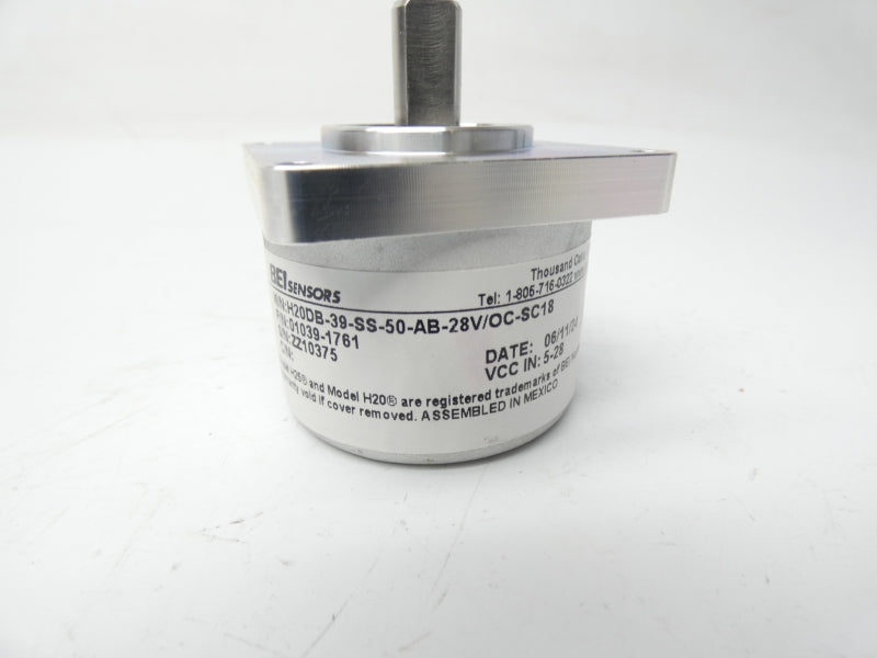 BEI SENSORS H20DB-39-SS-50-AB-28V/OC-SC18 01039-1761 5-28VDC NSNP