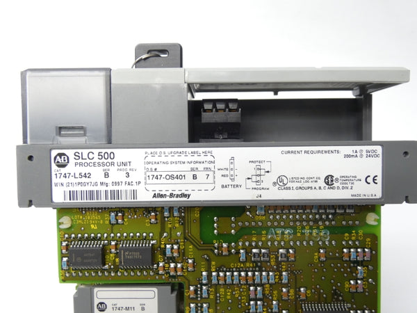 ALLEN BRADLEY 1747-L542 SER. B REV. 3 F/W 7 24VDC 1A NSNP