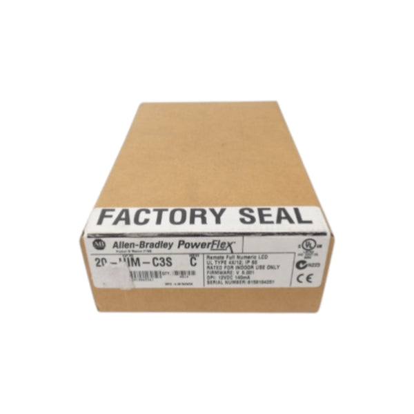 ALLEN BRADLEY 20-HIM-C3S SER. C F/W 6.001 12VDC DATE: 2016 NSFS