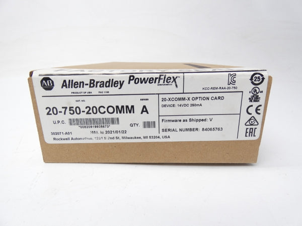 ALLEN BRADLEY 20-750-20COMM SER. A 14VDC DATE: 2021 NSFS