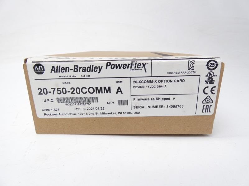 ALLEN BRADLEY 20-750-20COMM SER. A 14VDC DATE: 2021 NSFS