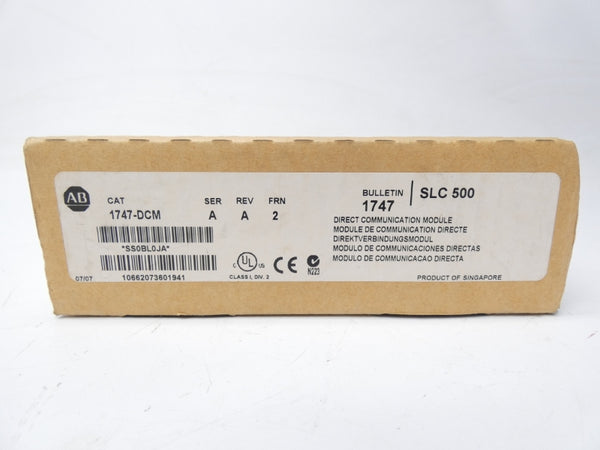 ALLEN BRADLEY 1747-DCM SER. A REV. A F/W 2 NSMP