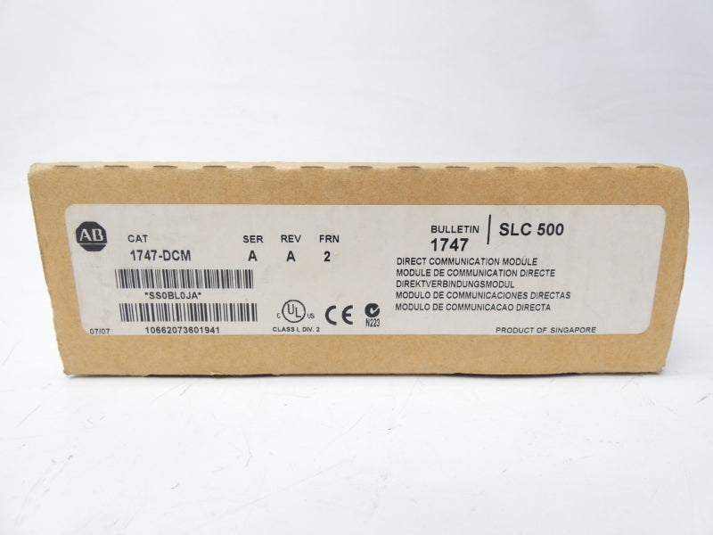 ALLEN BRADLEY 1747-DCM SER. A REV. A F/W 2 NSMP
