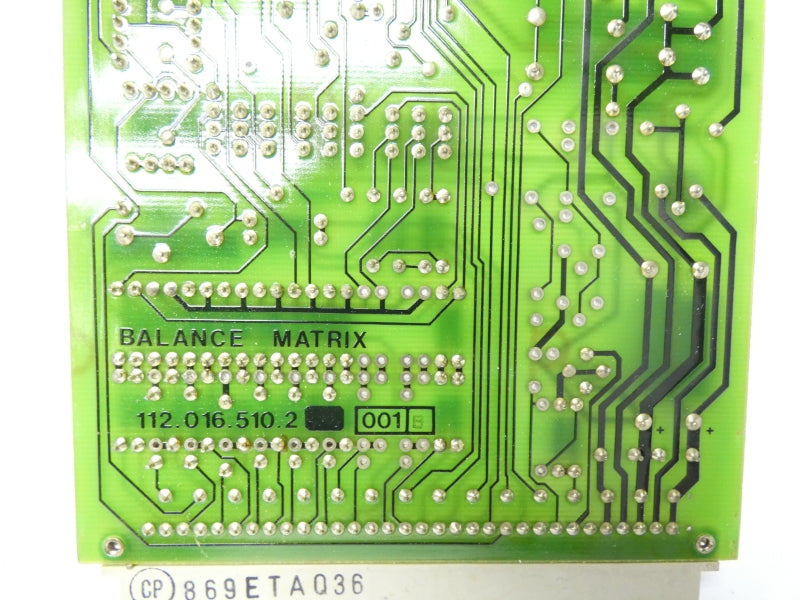 SULZER 112.016.510.2 112.049.216.200 UNMP