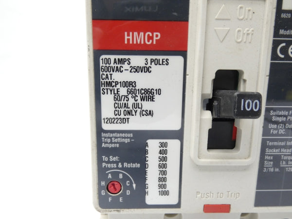 EATON HMCP100R3 600VAC 100A NSNP