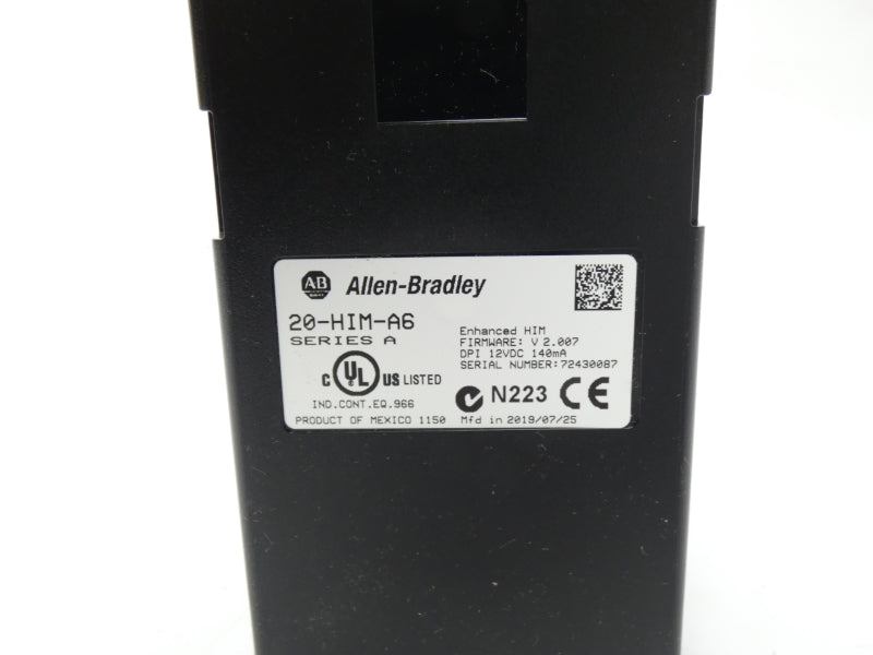 ALLEN BRADLEY 20-HIM-A6 SER. A F/W 2.007 12VDC (WH) NSMP