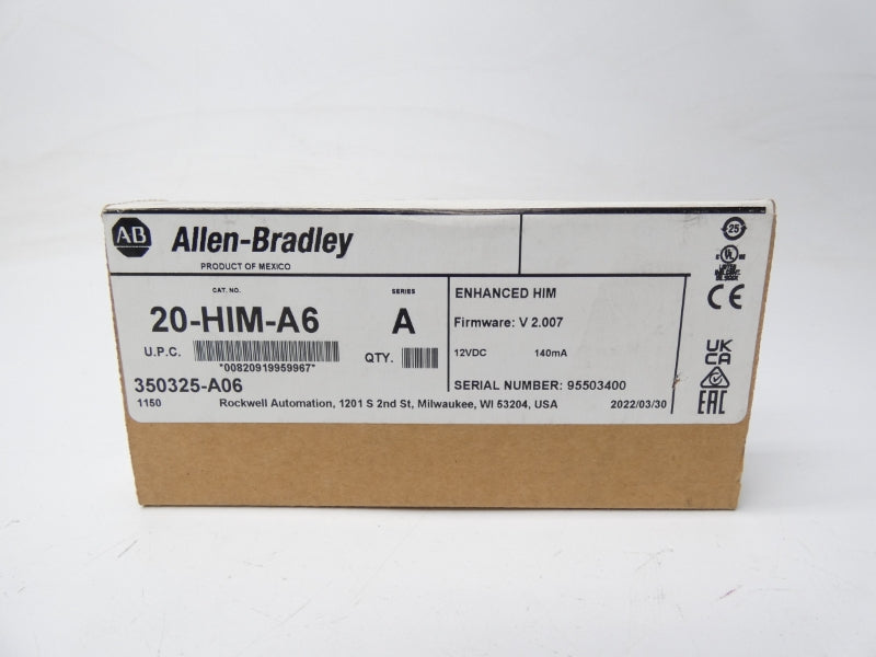 ALLEN BRADLEY 20-HIM-A6 SER. A F/W 2.007 12VDC DATE: 2022 NSFS