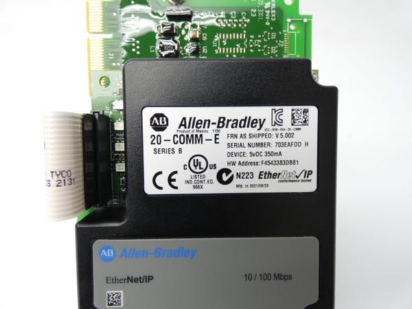 ALLEN BRADLEY 20-COMM-E SER. B F/W 5.002 5VDC UNMP