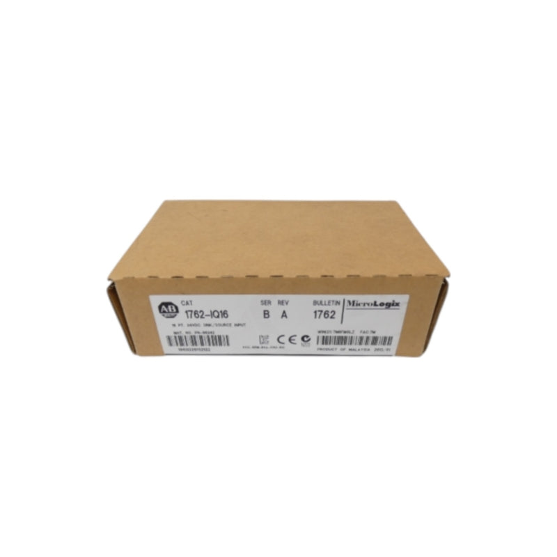ALLEN BRADLEY 1762-IQ16 SER. B REV. A 24VDC DATE: 2013 NSFS