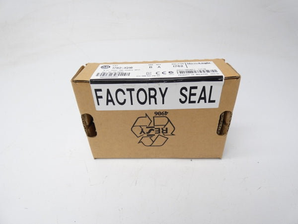 ALLEN BRADLEY 1762-IQ16 SER. B REV. A 24VDC DATE: 2013 NSFS