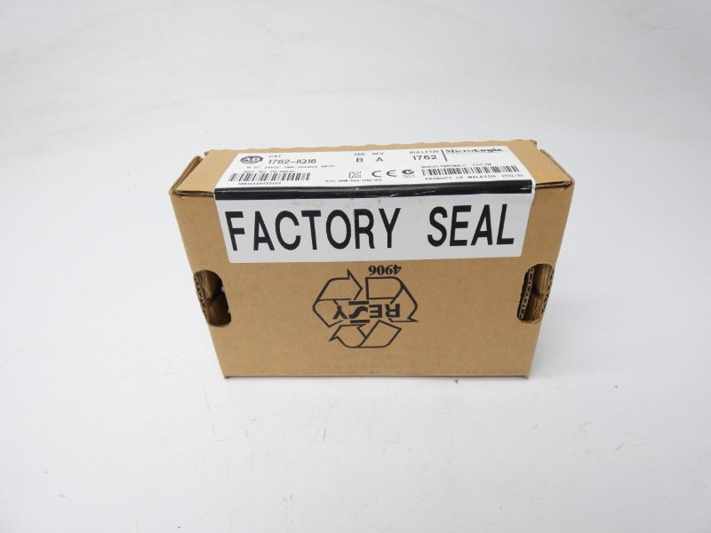 ALLEN BRADLEY 1762-IQ16 SER. B REV. A 24VDC DATE: 2013 NSFS