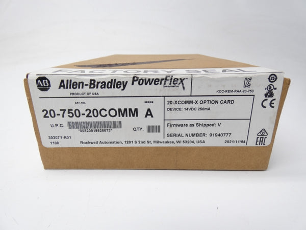 ALLEN BRADLEY 20-750-20COMM SER. A F/W V 14VDC NSFS
