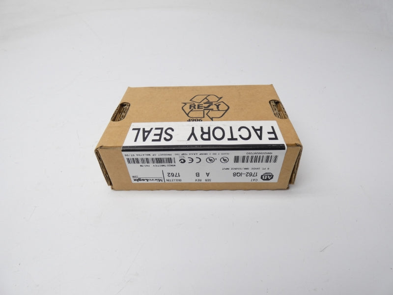 ALLEN BRADLEY 1762-IQ8 SER. A REV. B 24VDC DATE: 2007 NSFS