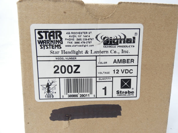 STAR WARNING SYSTEMS 200Z 12VDC 0.5A NSMP