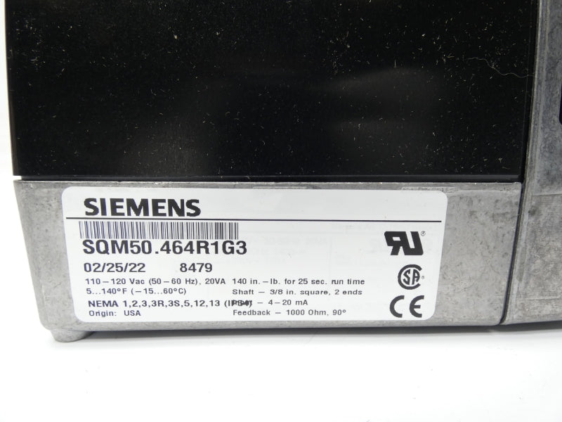 SIEMENS SQM50.464R1G3 110/120V NSNP
