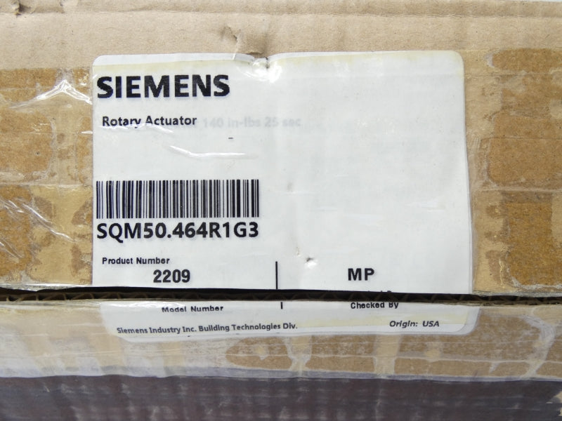 SIEMENS SQM50.464R1G3 110/120V NSNP