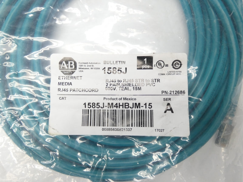 ALLEN BRADLEY 1585J-M4HBJM-15 SER542-408/11 592881. A 600V NSMP