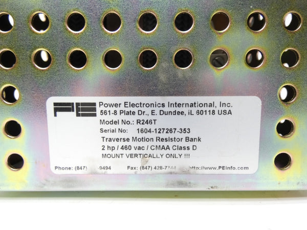 POWER ELECTRONICS R246T 460VAC NSNP