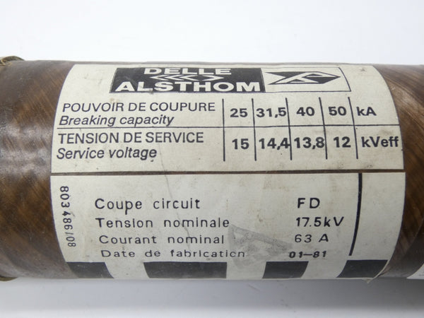 DELLE ALSTHOM FD-63 803486-08 63A NSNP