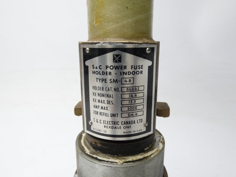 S&C ELECTRIC SM-4B 86662 UNMP