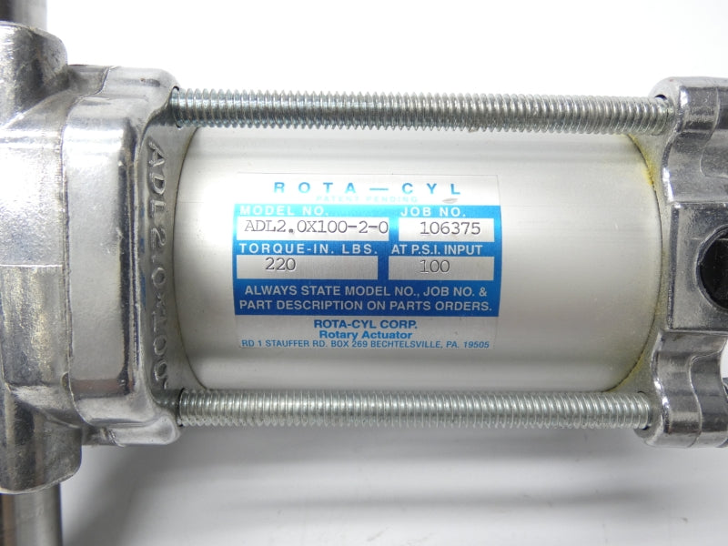 ROTA-CYL ADL2.0X100-0-0 100PSI NSNP