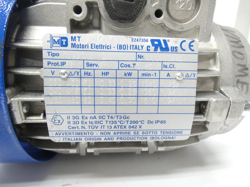 MOTORI ELETTRICI TN63C/414 A00883215 280/480V 1.9/1.1A NSNP
