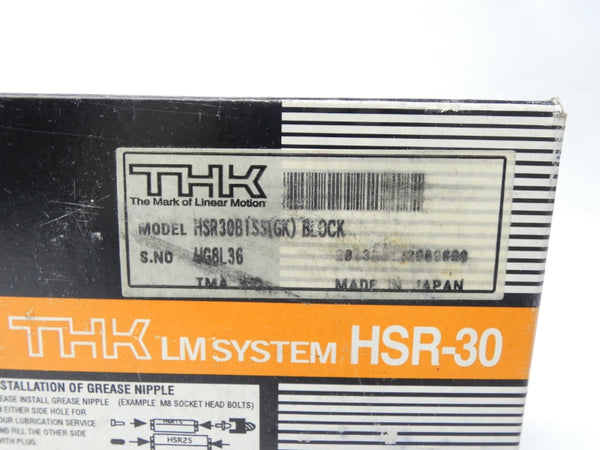 THK HSR30B1SS1GK HRS30 NSMP