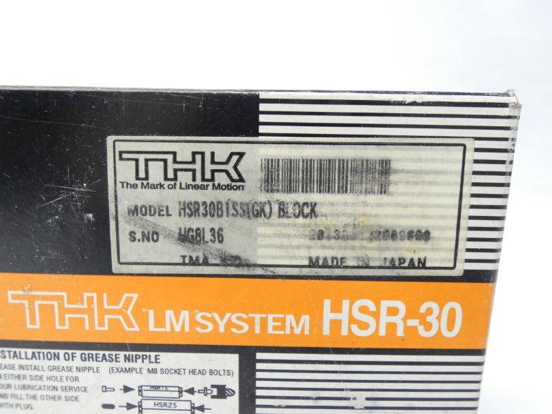 THK HSR30B1SS1GK HRS30 NSMP