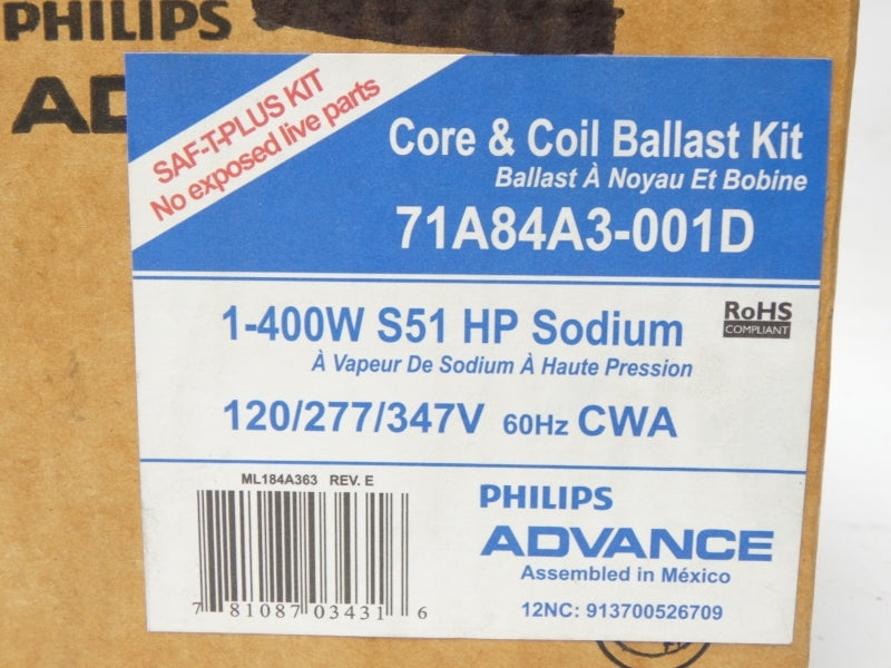 PHILLIPS ADVANCE 71A84A3-001D 120/347V NSMP