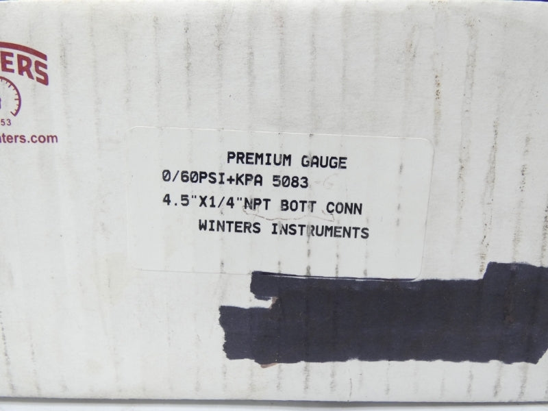 WINTERS 5083 0-60PSI NSMP