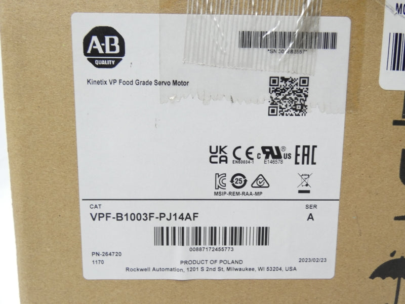 ALLEN BRADLEY VPF-B1003F-PJ14AF SER. A 480V 6.14A NSMP