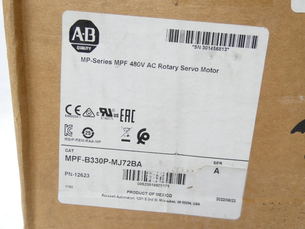 ALLEN BRADLEY MPF-B330P-MJ72BA SER. A 460V 6.1A NSMP