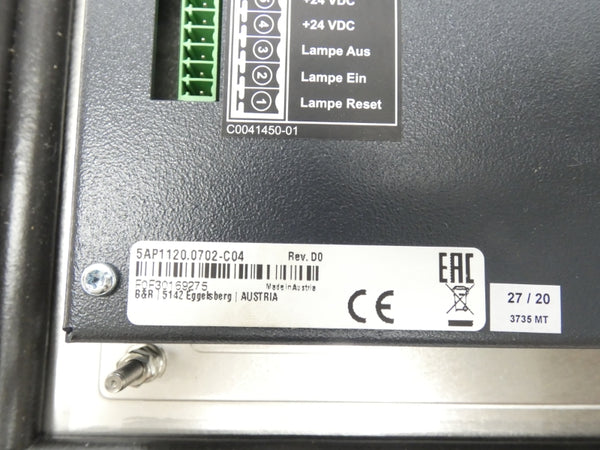 METTLER TOLEDO 5AP1120.0702-C04 REV. D0 24VDC NSMP