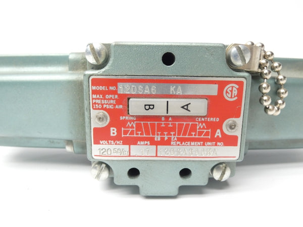 NUMATICS 12DSA6KA 120V .17A 150PSI UNMP